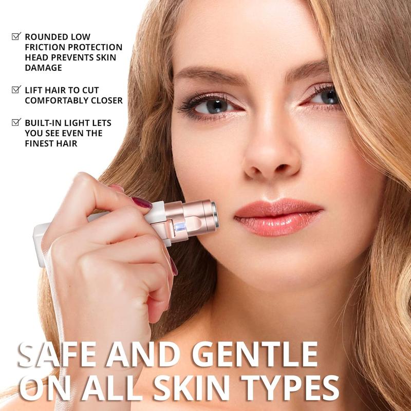 2-in-1 Women's Eyebrow and Facial Hair Removal Device - Image 2