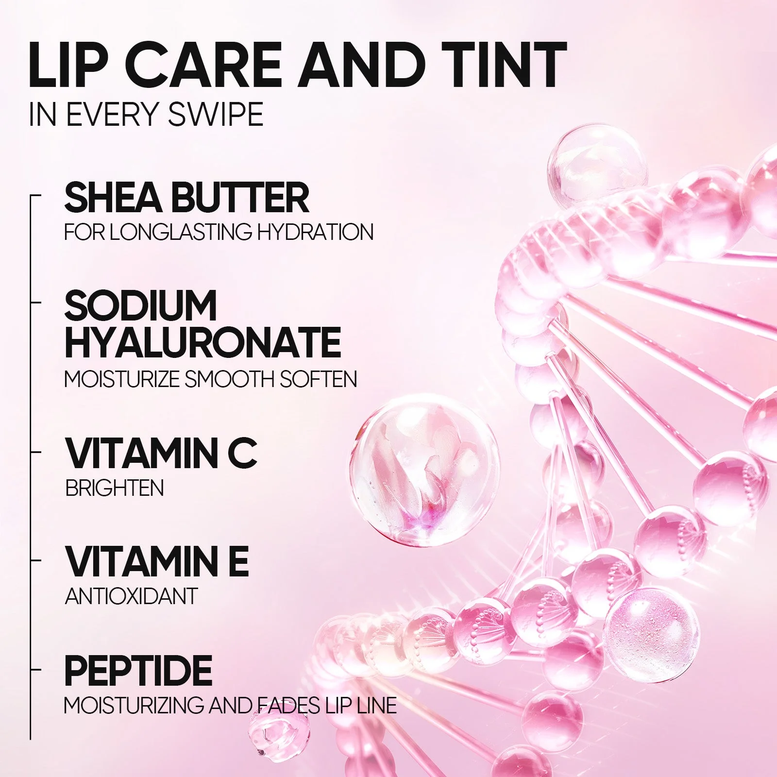 Peptide Nourishing Brightening Lip Serum - Image 5