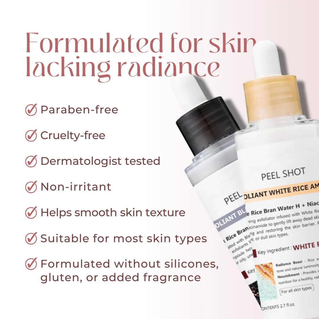 Peel Shot Glow Rice Ampoule Duo - Image 6