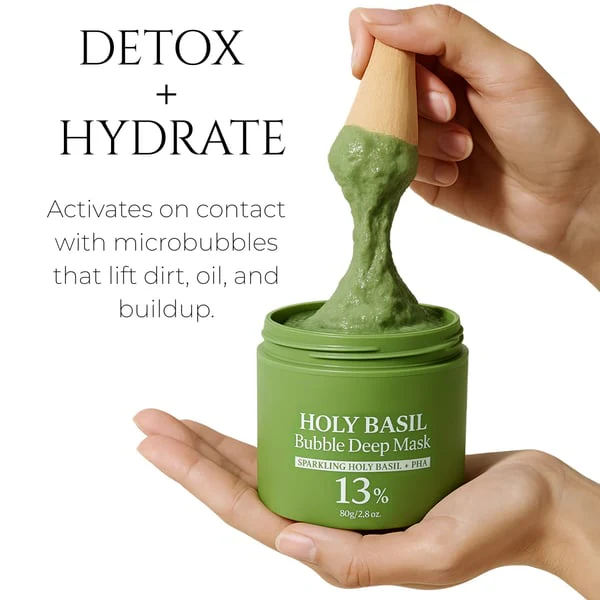 Holy Basil Bubble Deep Mask - Image 5