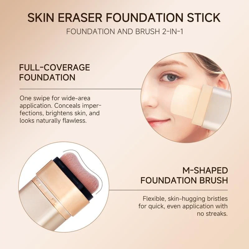 Luminous Dual-Ended Concealer Foundation Stick - Image 4