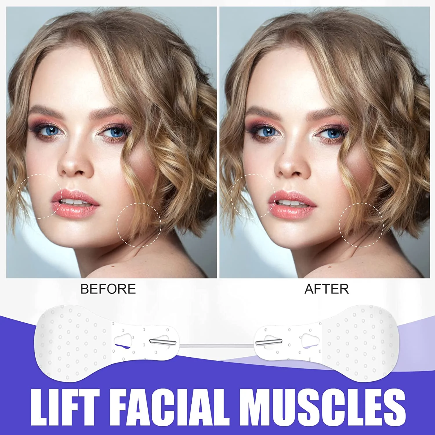New Ultra Invisible Waterproof Face Lift Stickers Complete Kit - Image 5