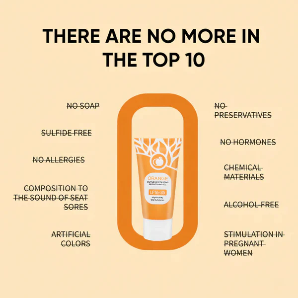 Viralaluna Orange Enzyme Exfoliating Gel - Image 3