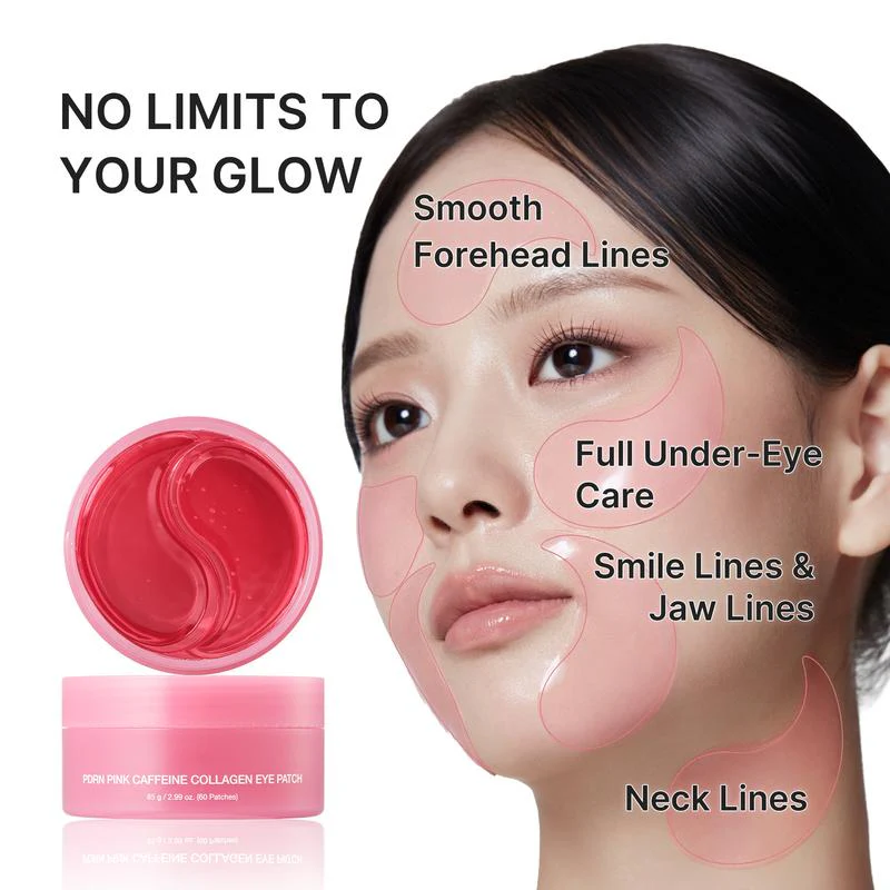 PDRN Pink Caffeine Collagen Eye Patch - Image 4
