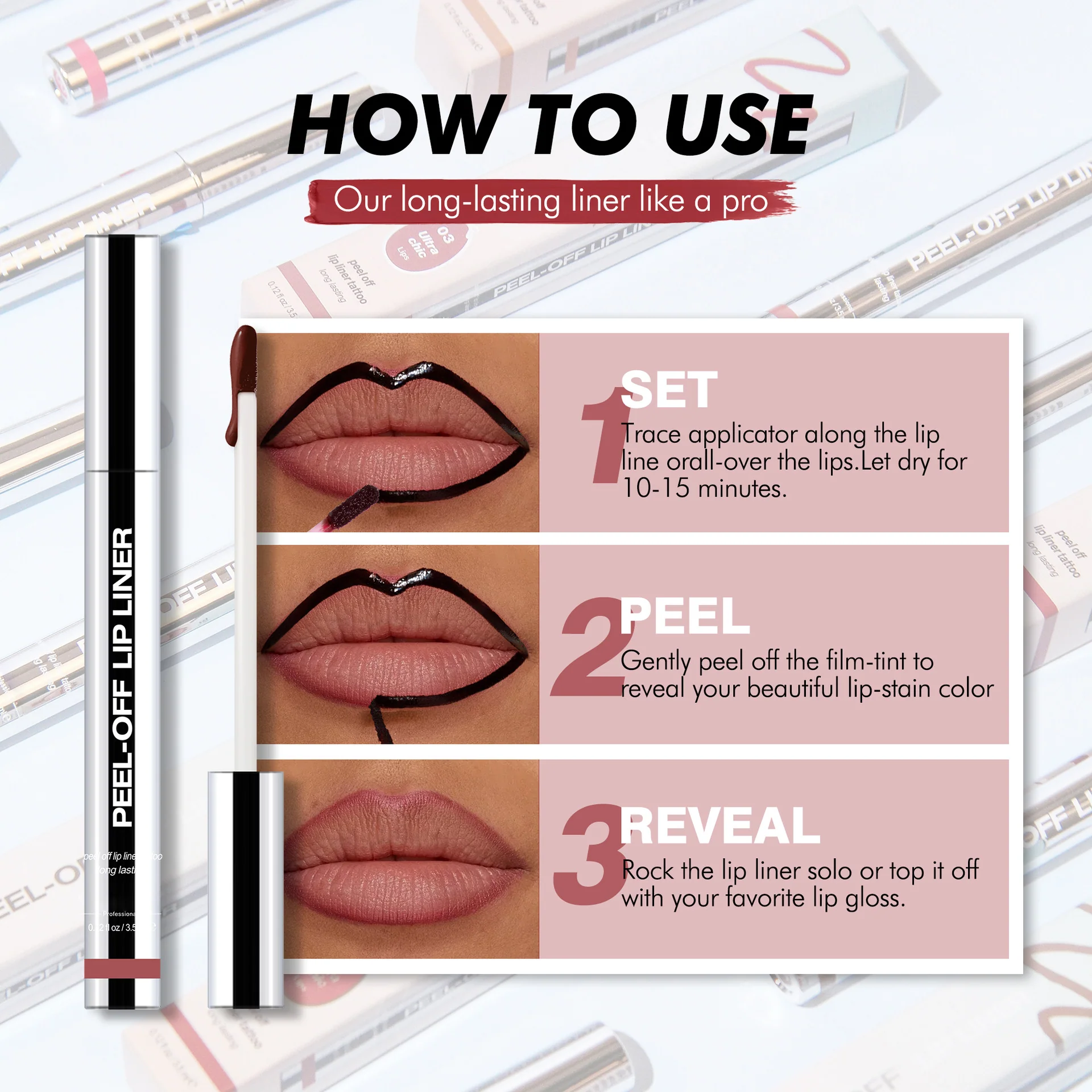 PEEL OFF LIP LINER - Image 6