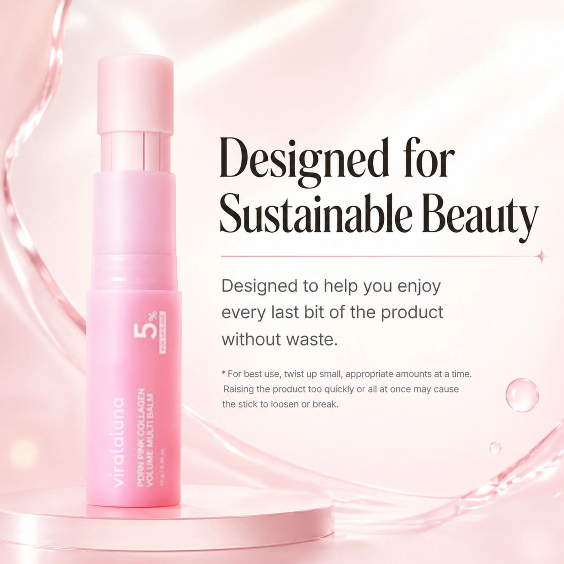 Pink Collagen Volume Multi Balm for Soft, Smooth Lips - Image 7