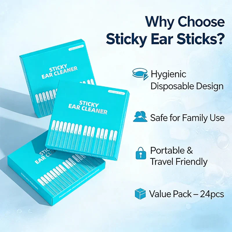 🔥Last Day 49% OFF - Sticky Ear Cleaning Sticks – Gentle, Visible Ear Care - Image 2