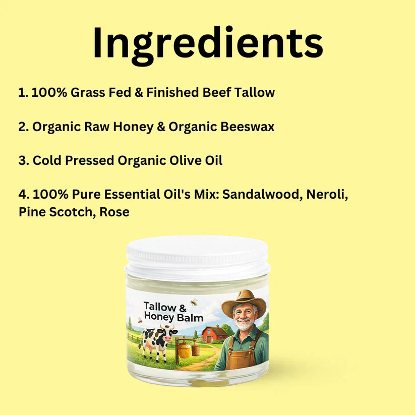 Tallow & Honey Balm - 2 oz - Image 3