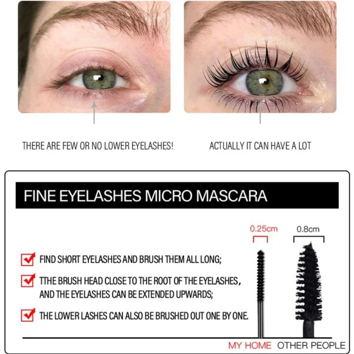 Thick, Curling, Long-lasting Mascara, Waterproof, Sweat-proof, Lengthening, Non-smudged - Image 2