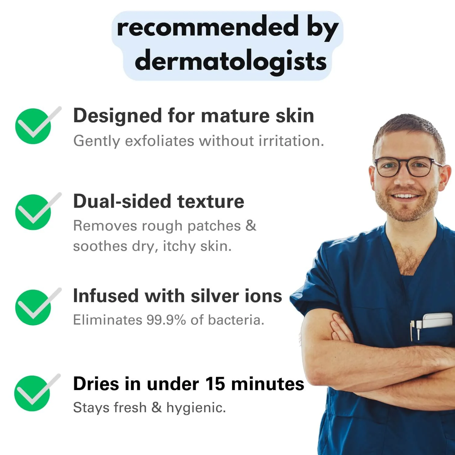 Viralaluna Exfoliating Antibacterial Shower Towel - Image 8