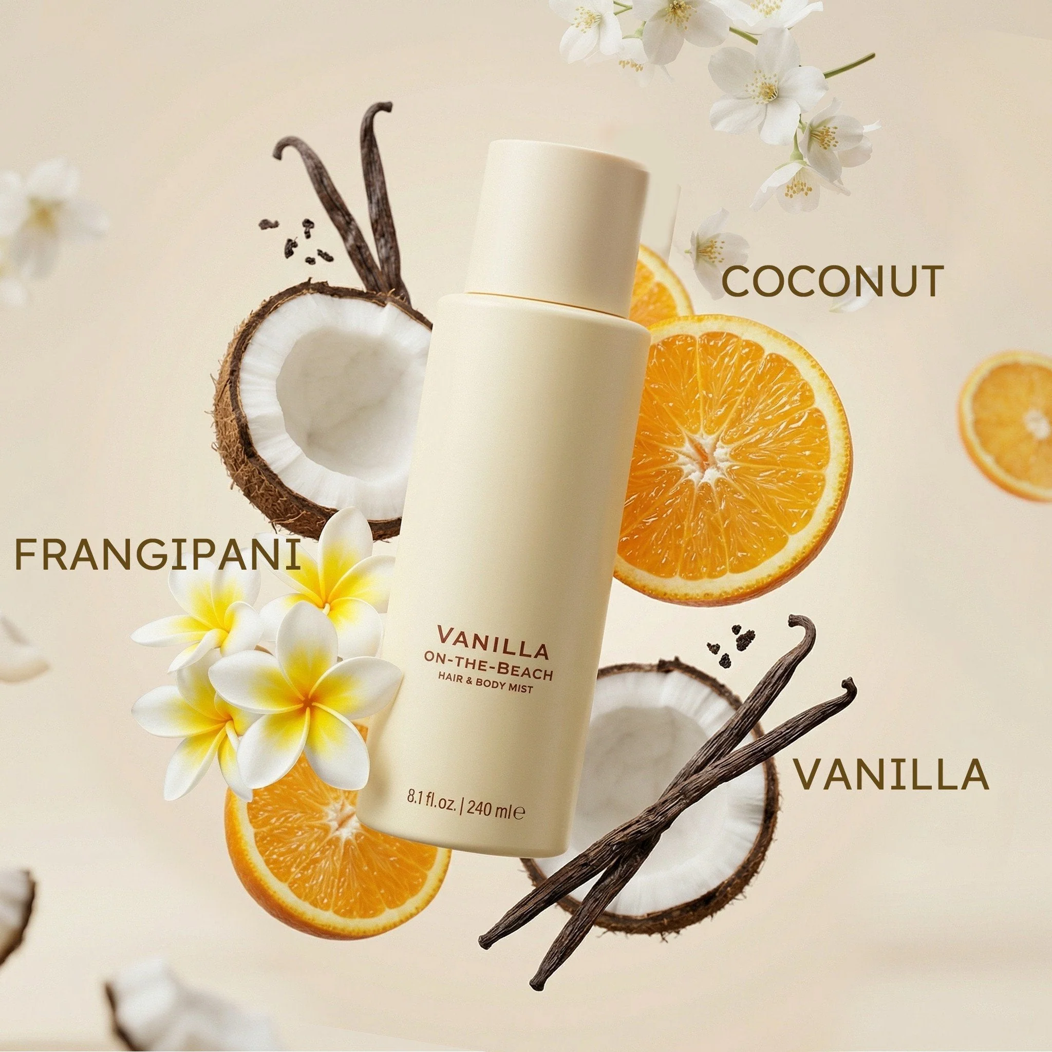 🎁💕 Vanilla on the Beach Hair & Body Mist for Women - Image 3
