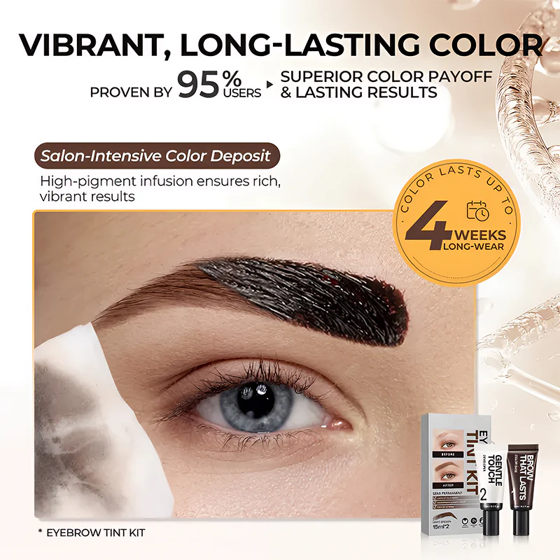 Long-Lasting Waterproof Eyebrow Tint Kit - Image 2